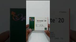 সহবাস করুন মনের মতো করে ।।Intimate 20 mg tablet. #shorts #youtubeshorts #foryou