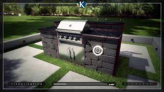 GRILL STATION: Keystone Hardscapes Stonegate Country Manor 3-pc - Installation Instructions