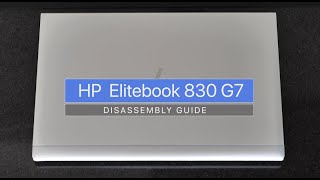 Vệ sinh HP Elitebook 830 G7 / 840 G7 Disassembly