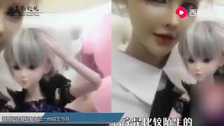 爆红网络中国第一“芭比”，卸妆后连妈都认不出，网友：太吓人了   西瓜视频