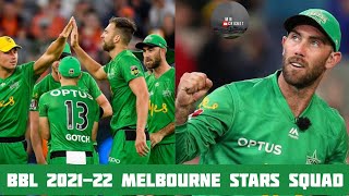 BBL 2021-22 | Melbourne Stars Squad 2021-22 |