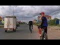 Let's ride our bikes to Victory Monument Phnom Penh#DoukVannak#PhnomPenh#Cycling#cyclingroute#Sports