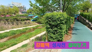 수도권 걷기코스ㅣ성사천 걸어보기ㅣ강매역에서 원당역 (5.4km)