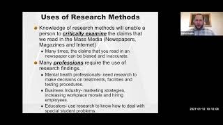 Research Methods: Introduction to Research Methods