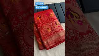 Pure Soft Banarasi Matka Silk Saree 👍