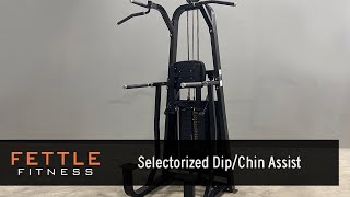 24709 -- Fettle Fitness Selectorized Dip/Chin Assist