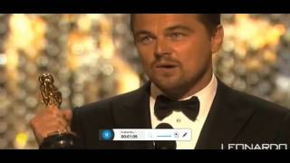 Leonardo DiCaprio Wins The Oscar 2016 [Mejor Actor-Winning Best Actor] (The Revenant)