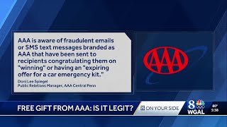 Aaa Scam Emails Offer Free Emergency Kits