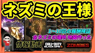 【CoD BO6】めちゃ豪華だった！ゾンビ隠し要素！ネズミの地図作ってみた #bo6 #cod #callofduty #zombie