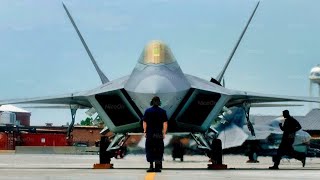 Sehari Melihat Operasi Pesawat Siluman Tercanggih dan Termahal | F-22 Raptor