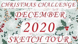 Happy New Year / Christmas Challenge / Sketch Tour - 2020