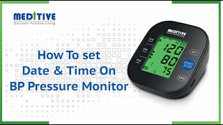 HOW TO SET DATE AND TIME ON BLOOD PRESSURE MONITOR | MBP-09 | #bloodpressure #health #healthy