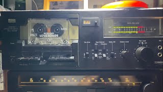 Sansui SC-1330, Sansui A-7, and Sansui SP X5000