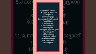 18 சித்தர்கள் பெயர்கள் #shorts #status #ஆன்மீகம் #சித்தர் #சித்தர்கள்ரகசியம்