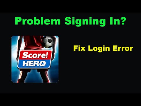 Solucionar el error de inicio de sesión en la aplicación Score! Hero | Problema al iniciar sesión en Score! Hero