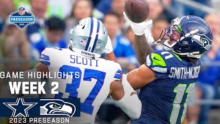 Dallas Cowboys vs. Seattle Seahawks | 2023 Preseason Week 2 Game Highlights