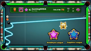 You Have No Chance SAPPHIRE League to AMETHYST League in 8 Ball Pool - GamingWithK