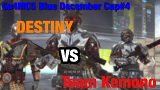 【MC5】Go4MC5 Blue December Cup#4 vs Team Kemono