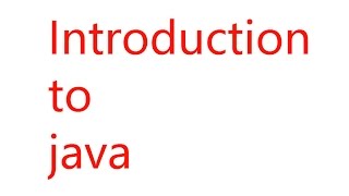 Java Tutorials For Beginners - Introduction to Java(Hindi/Urdu)