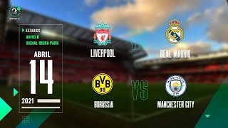 Liverpool Vs. Real Madrid | Borussia Dortmund Vs Manchester City - Champions League EN VIVO