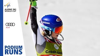 Mikaela Shiffrin | Ladies' Slalom | Soldeu | Finals | 1st place | FIS Alpine