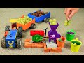 Top the most creatives science projects DongAnh Mini ! diy tractor making mini Concrete bridge