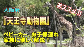 【天王寺動物園】 おススメ！ベビーカー、お子様連れ家族に優しく解説！