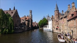 Rondvaart door Brugge, België - 6 mei 2018