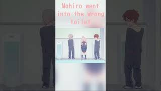 Mahiro went into the wrong toilet / まひろ男子トイレに入ってしまった #shorts