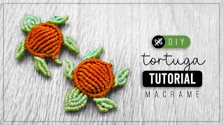 Turtle » 🐢 how to make thread turtle earrings | diy tutorial ● macrame step by step 300