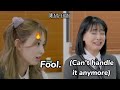 tzuyu *forgot* she's the maknae and become mean to her unnies in debate