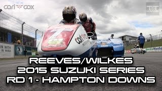 Reeves/Wilkes at Hampton Downs 6th Dec 2015 - Race day.