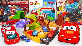 Disney Pixar Cars Unboxing Review | Disney and Pixar Cars on the Road Dino Playground Playset