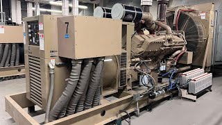 Cummins 1250 kW diesel generator.  Cummins KTA50-G3 engine, 997 Hrs, Yr 1990 - CSDG # 4504