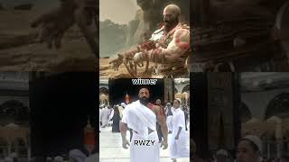 (50subs special)muslim kratos and muslim goku vs kratos and goku #whoisstrongest #shorts