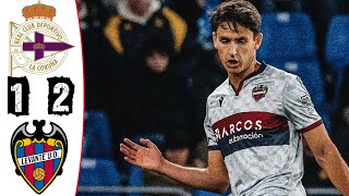 Deportivo La Coruña vs Levante UD 1-2 Resumen | LaLiga 2 - 2024/2025