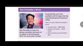 Rob Schneider Gets Divorced #divorce #endofanera