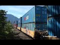 chasing canadas most luxurious passenger train thru the fraser canyon and cn bonus train