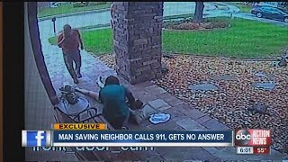 Man trying to save neighbor calls Pasco County 911, gets no answer