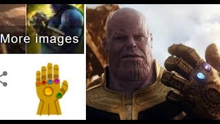 #Thanos Snap Google Easter Egg!!!