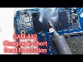 samsung Galaxy a12 power problem #dead charging ic shorting/sam-a12 no charge no power fix solution