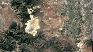 Google Timelapse: Kennecott Copper Mine, Salt Lake City, Utah