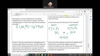 MATH 1060 12.2 Permutations and Combinations