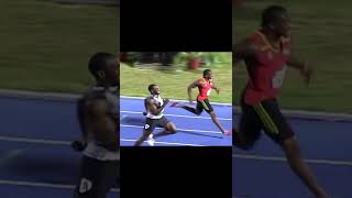 Yohan Blake vs Usain Bolt Insane race | #shorts #viral #fast