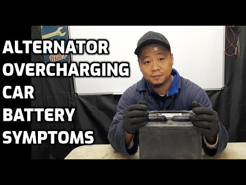 How can I tell if my alternator is overcharging?