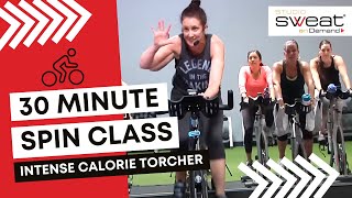 30 Minute Spin® Class: High Intensity CALORIE TORCHER (Intense Free Online Spin® Spin®  Workout)