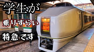 【乗りずらい】高崎線の通勤・通学用(?)の特急に乗車！