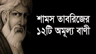 শামস তাবরেজ এর উক্তি। মনিষীদের অমূল্য বানী। বিখ্যাত ব্যক্তিদের উক্তি। Motivational Quotes  bangla