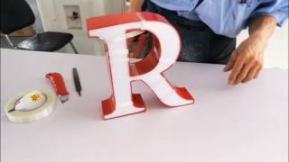 Making Channel Letter with Aluminum Profile