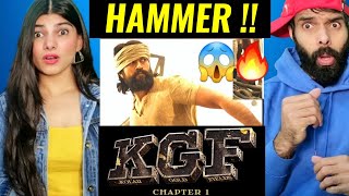 KGF HAMMER SCENE REACTION! | KGF Yash | Srinidhi Shetty | Prashanth Neel | REVIEW!